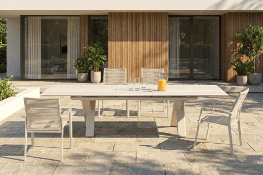 Reduziert, modern und stilvoll – der neue FLY Rope Sessel setzt sowohl in privaten Gärten als auch in anspruchsvollen Umgebungen wie Gastronomie und Hotellerie stilvolle Akzente.